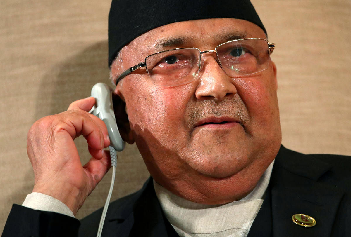 Nepal Prime Minister KP Sharma Oli. File Photo. Credit: Reuters Photo