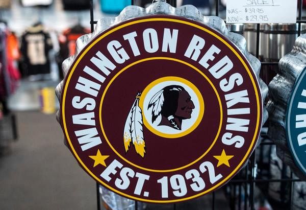 Washington Redskins merchandise is seen for sale at a sports store. Credit: AFP Photo