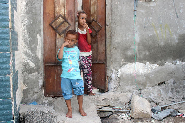 Children in crisis-ridden Yemen. Credit: Reuters