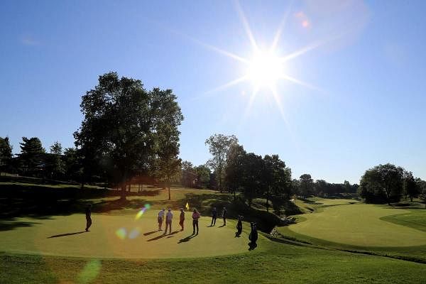 Golf fields. Credit: AFP