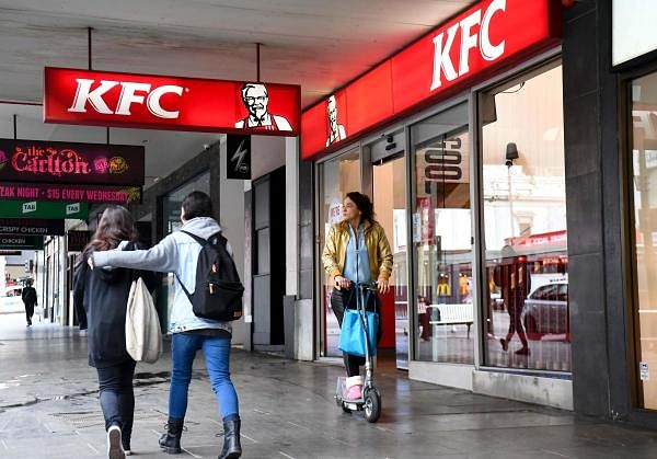 Australians under lockdown for the second time are struggling with fresh virus restrictions, with police saying they had dished out hundreds of fines including to people playing Pokemon Go and eating KFC. Credit: AFP
