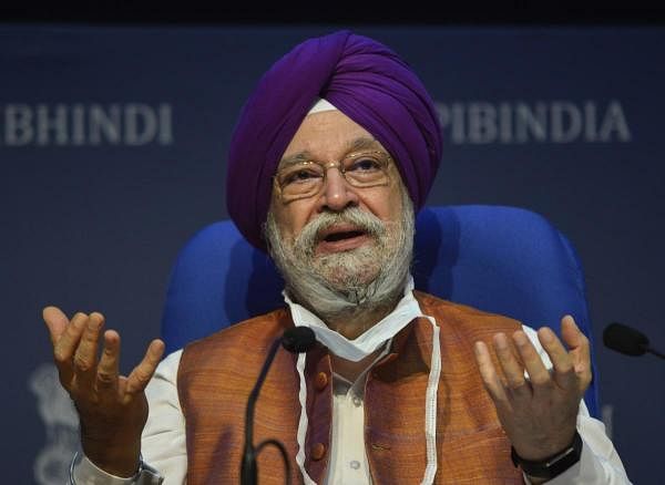 Civil Aviation Minister Hardeep Singh Puri. Credit: PTI Photo