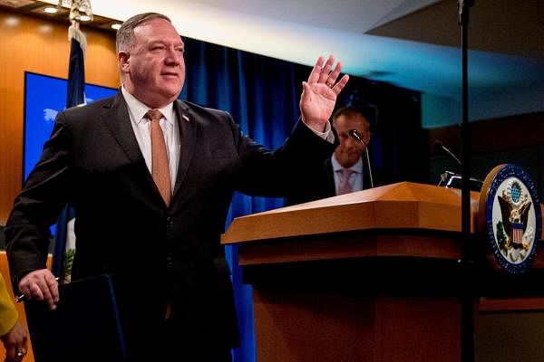 US Secretary of State Mike Pompeo said Wednesday he will visit Britain and Denmark next week, days after London pleased Washington with a ban on Chinese telecom giant Huawei. Credit: AFP
