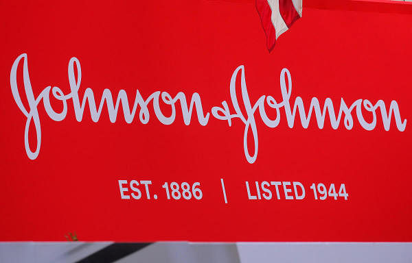 Company logo for Johnson & Johnson. Credit: Reuters Photo