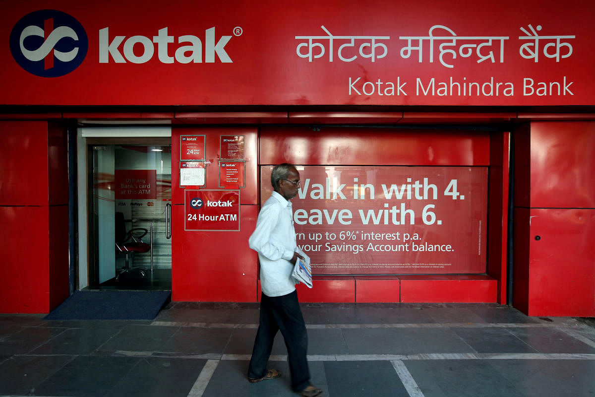 Kotak Mahindra Bank. Credit: Reuters Photo