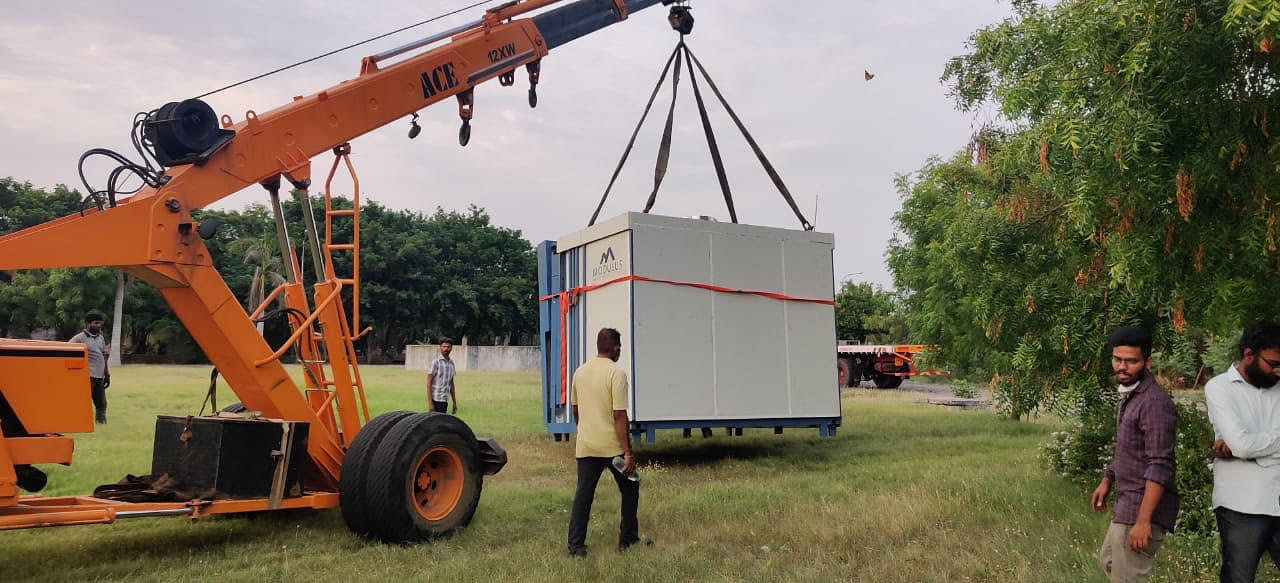‘MediCAB’ Portable Hospital Unit, developed to treat Covid-19 patients