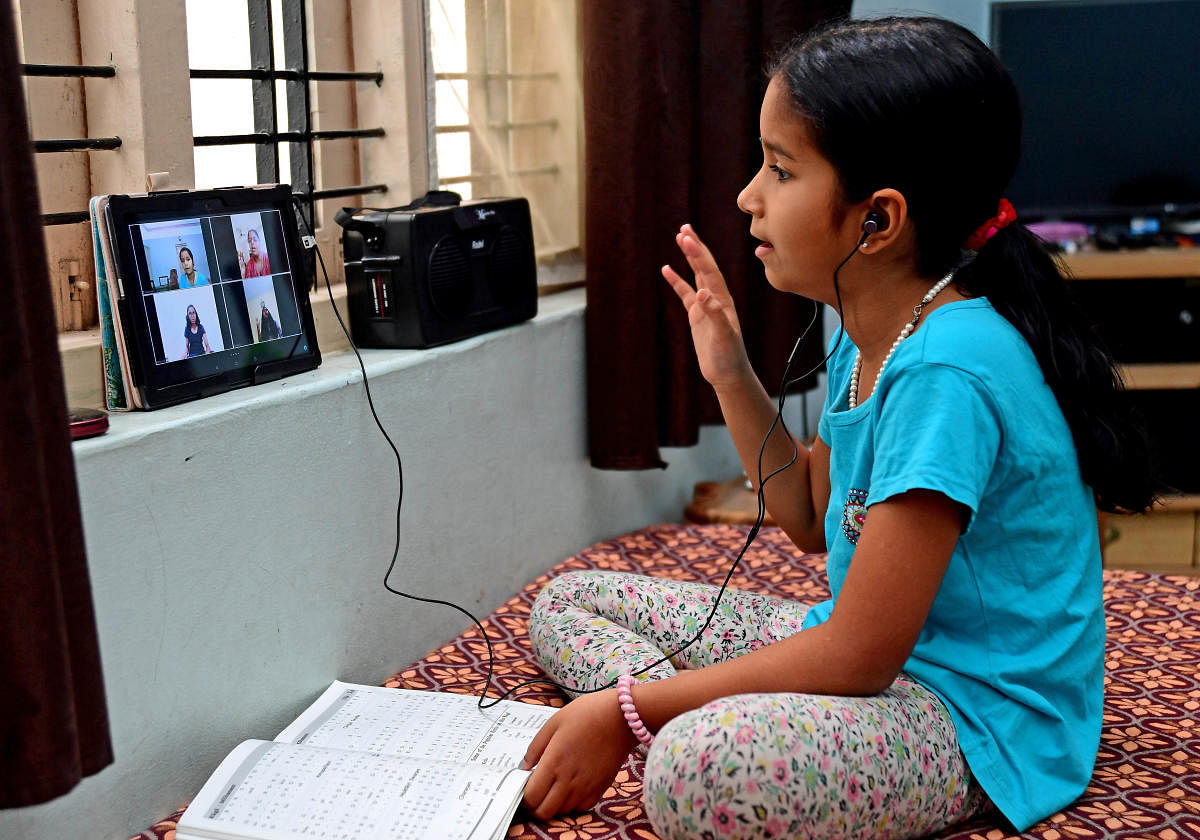 Specific strategies to compensate for lack of real-life experiential learning in the virtual classrooms need to be adopted. DH Photo/ Krishna Kumar P S