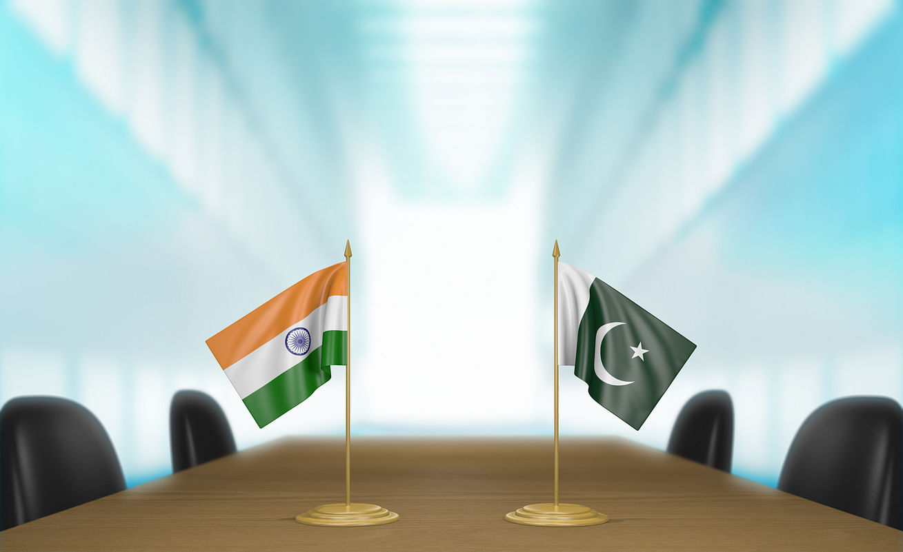 India and Pakistan flag. Credits: iStock Photo