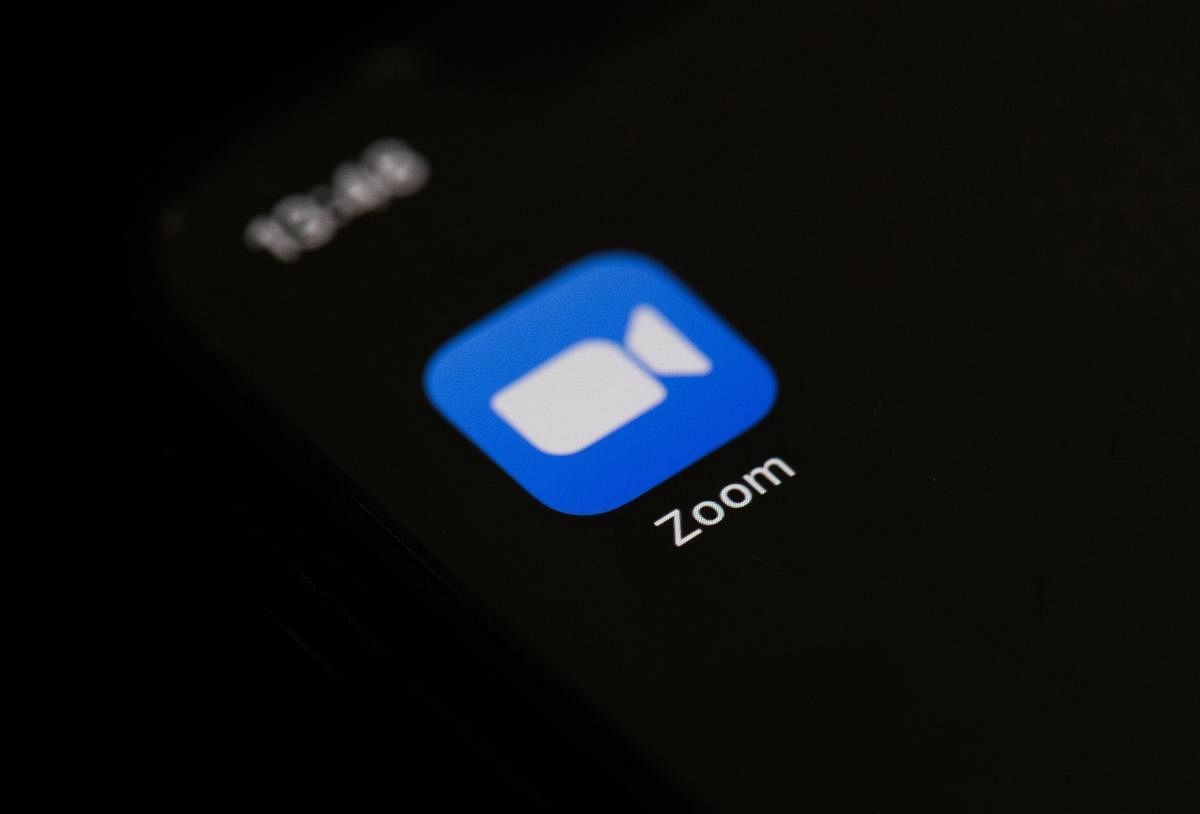  The logo of the social network application Zoom (AFP Photo)