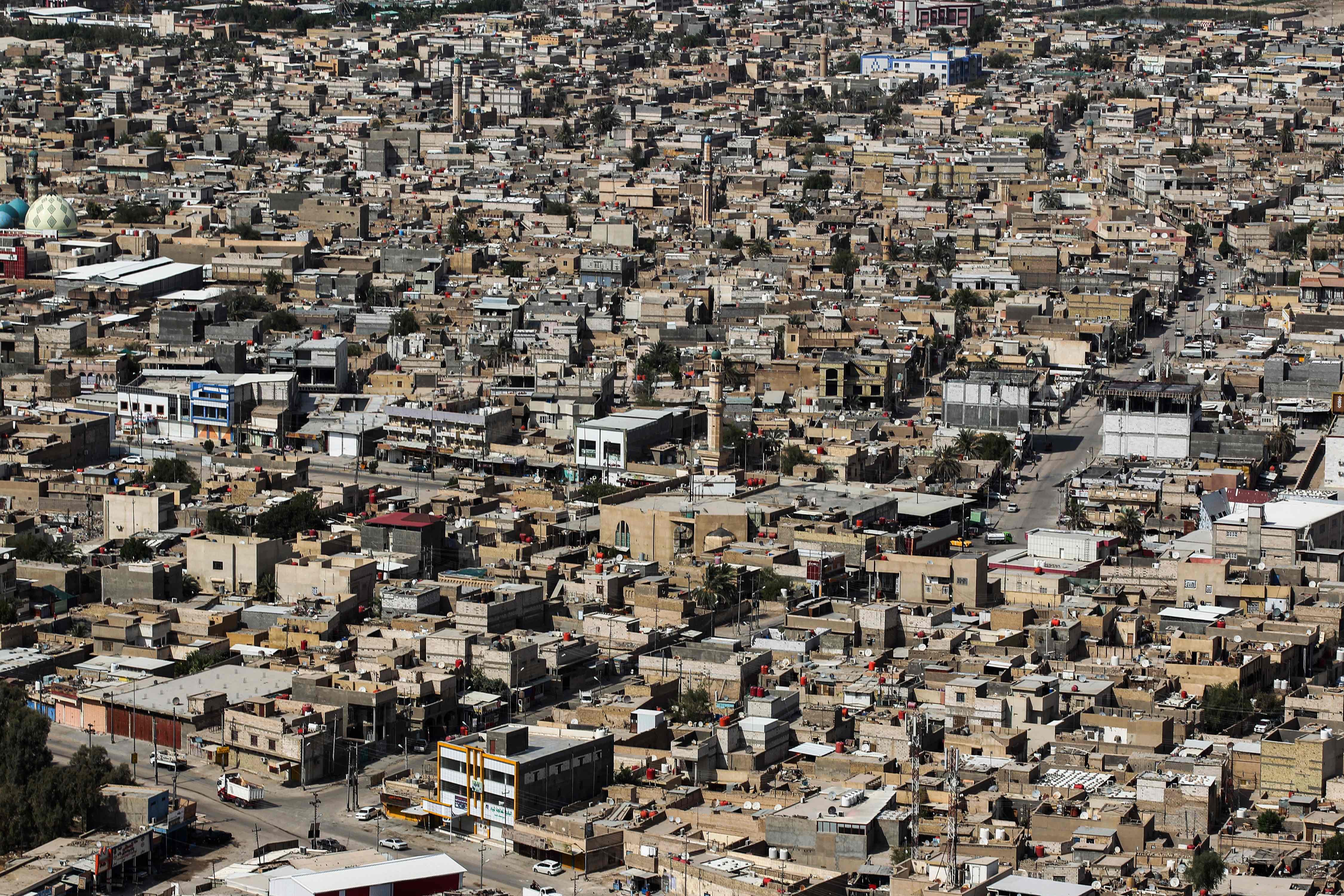 View of a neighbourhood of Iraq's southern port city of Basra. Credit: AFP Photo