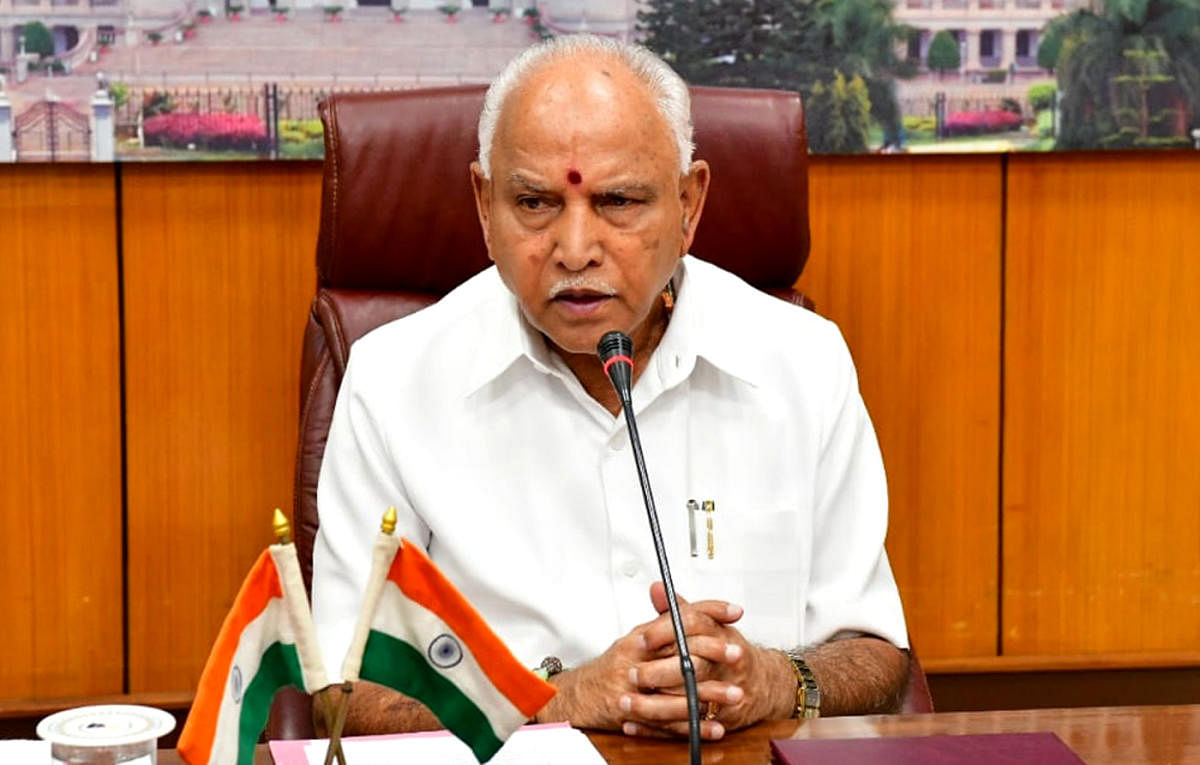 Chief Minister of Karnataka B S Yediyurappa. 