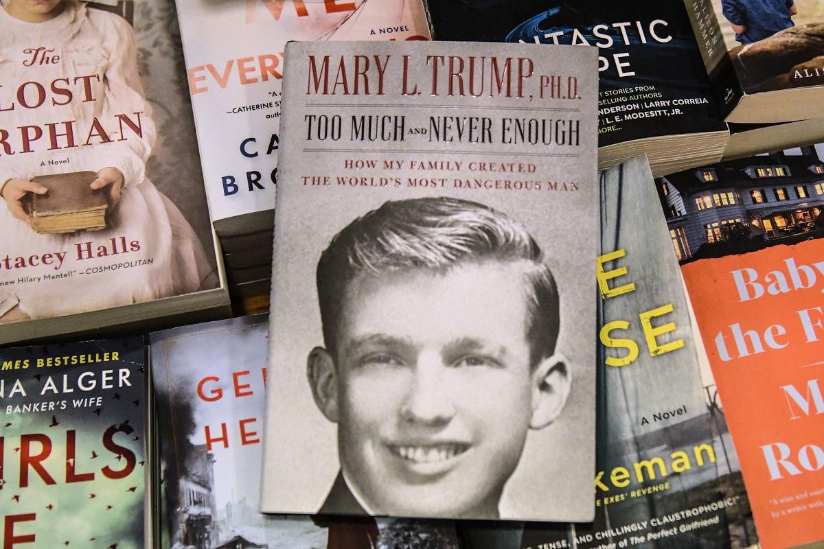 A new book on Donald Trump. Credit: AFP