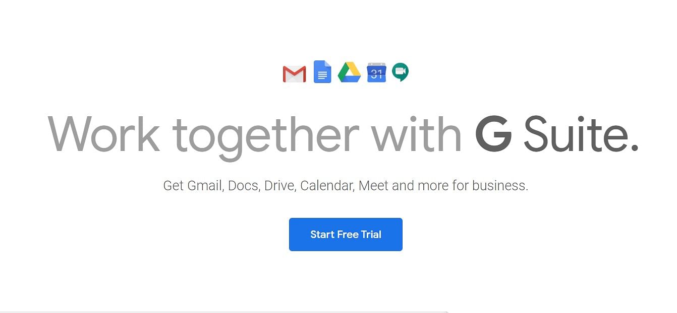 Google revamps G Suite to offer better Gmail services and more. Credit: Google G Suite website (screen-grab)
