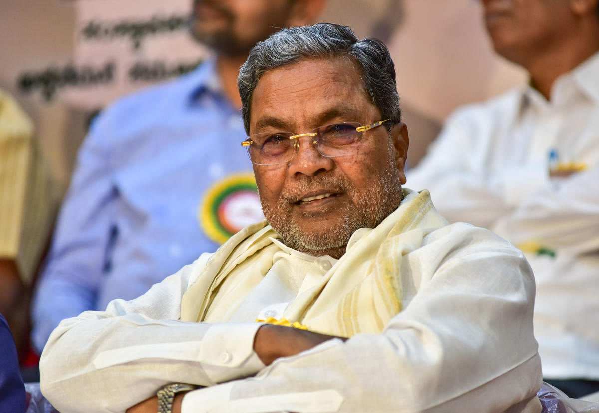 Leader of the Opposition Siddaramaiah. Credit: DH