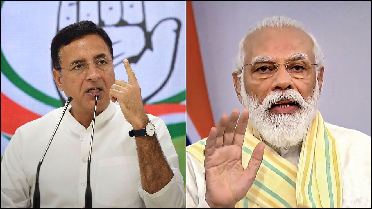 Prime Minister Modi has created 'raid raj' in the country but we are not going be scared, said Congress chief spokesperson Randeep Singh Surjewala. Credit: PTI Photos