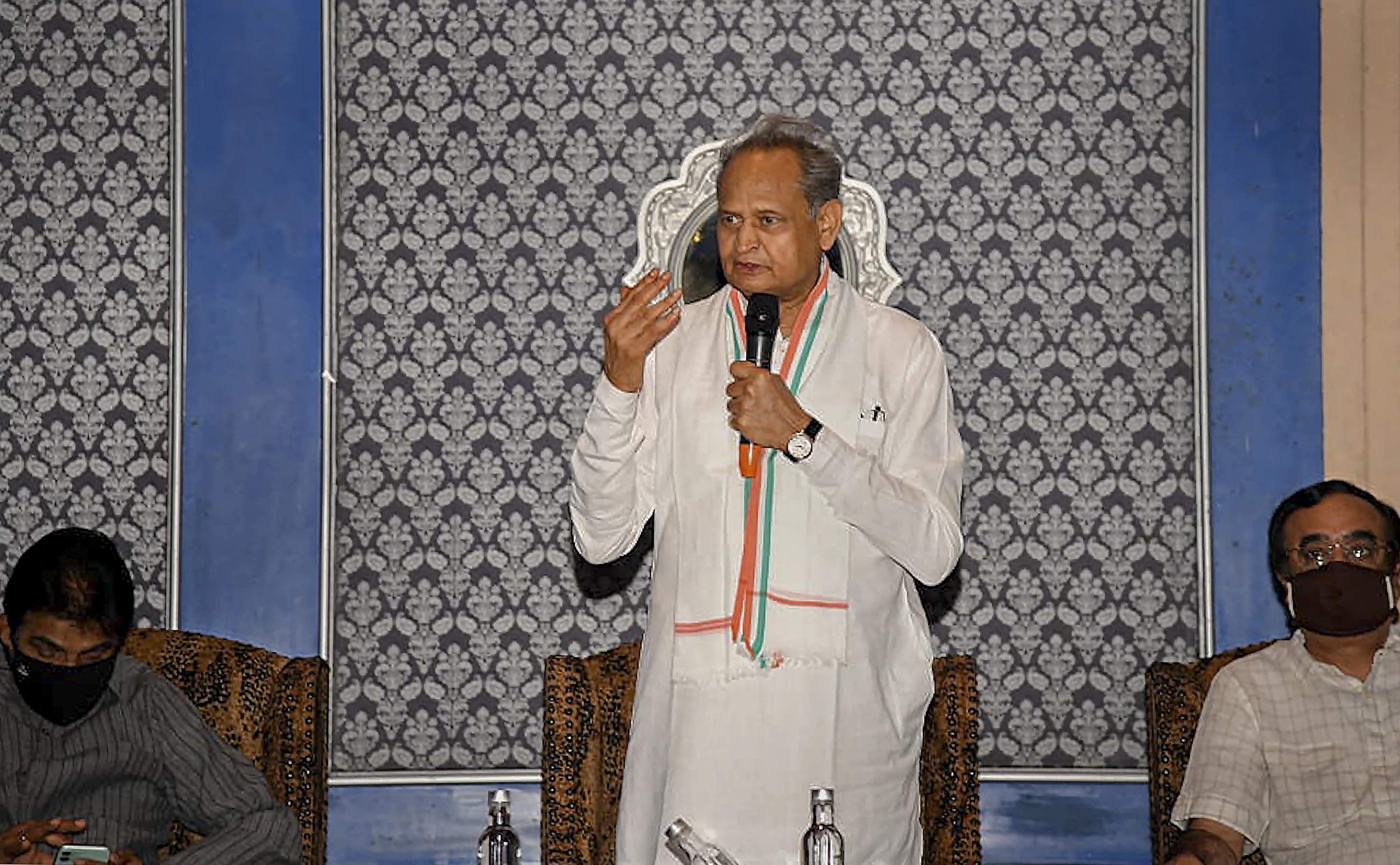 Rajasthan CM Ashok Gehlot. Credit: PTI Photo