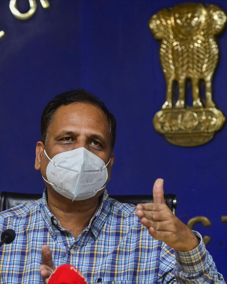 Delhi Health Minister Satyendar Jain. Credit: PTI