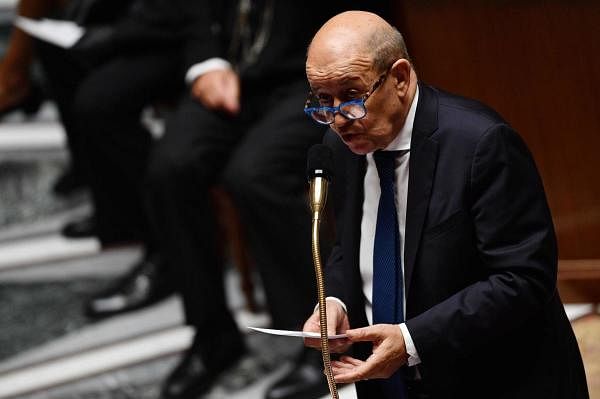 French European and Foreign Affairs Minister Jean-Yves Le Drian. Credit: AFP Photo