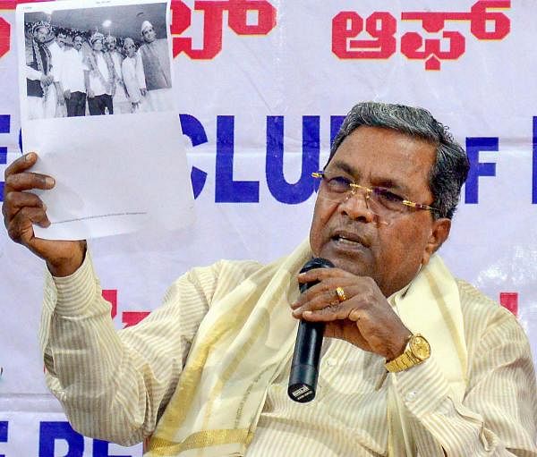 Former Karnataka chief minister Siddaramaiah. Credit: PTI Photo