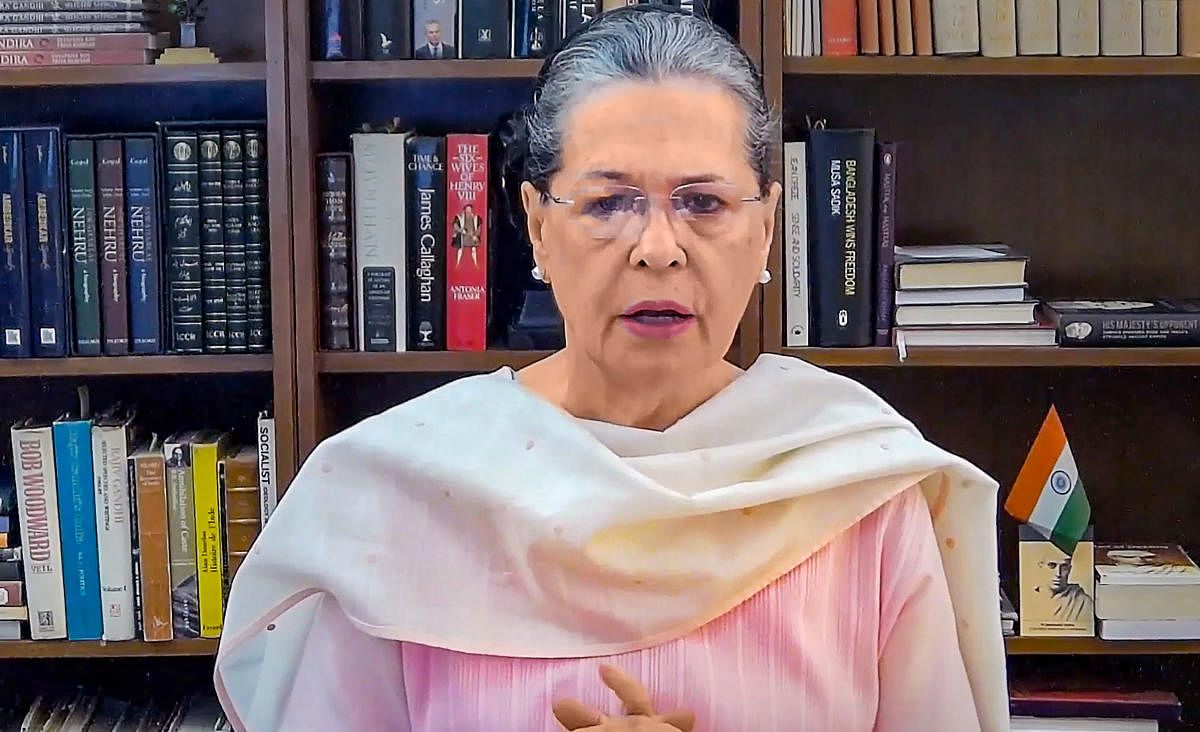 Congress President Sonia Gandhi. Credit: PTI