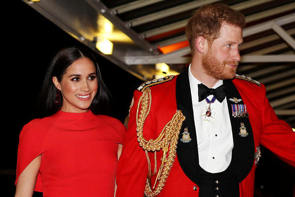 Britain's Prince Harry and his wife Meghan. Credit: Reuters Photo