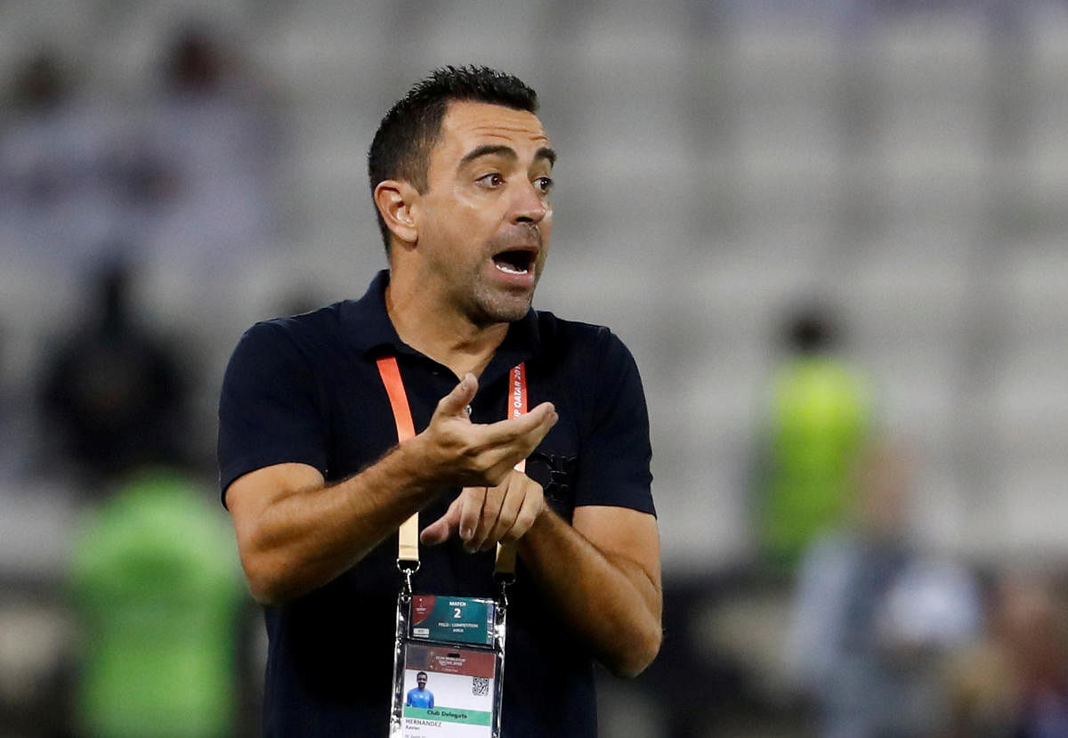Xavi, who renewed his contract with the Qatari club on July 5, said he will self-isolate as his team prepare for their first match on Saturday after the Qatar Stars League (QSL) was suspended due to the Covid-19 pandemic. Credit: Reuters