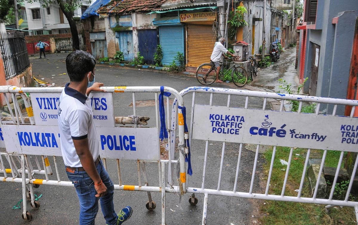 Lockdown in West Bengal. (PTI Photo)