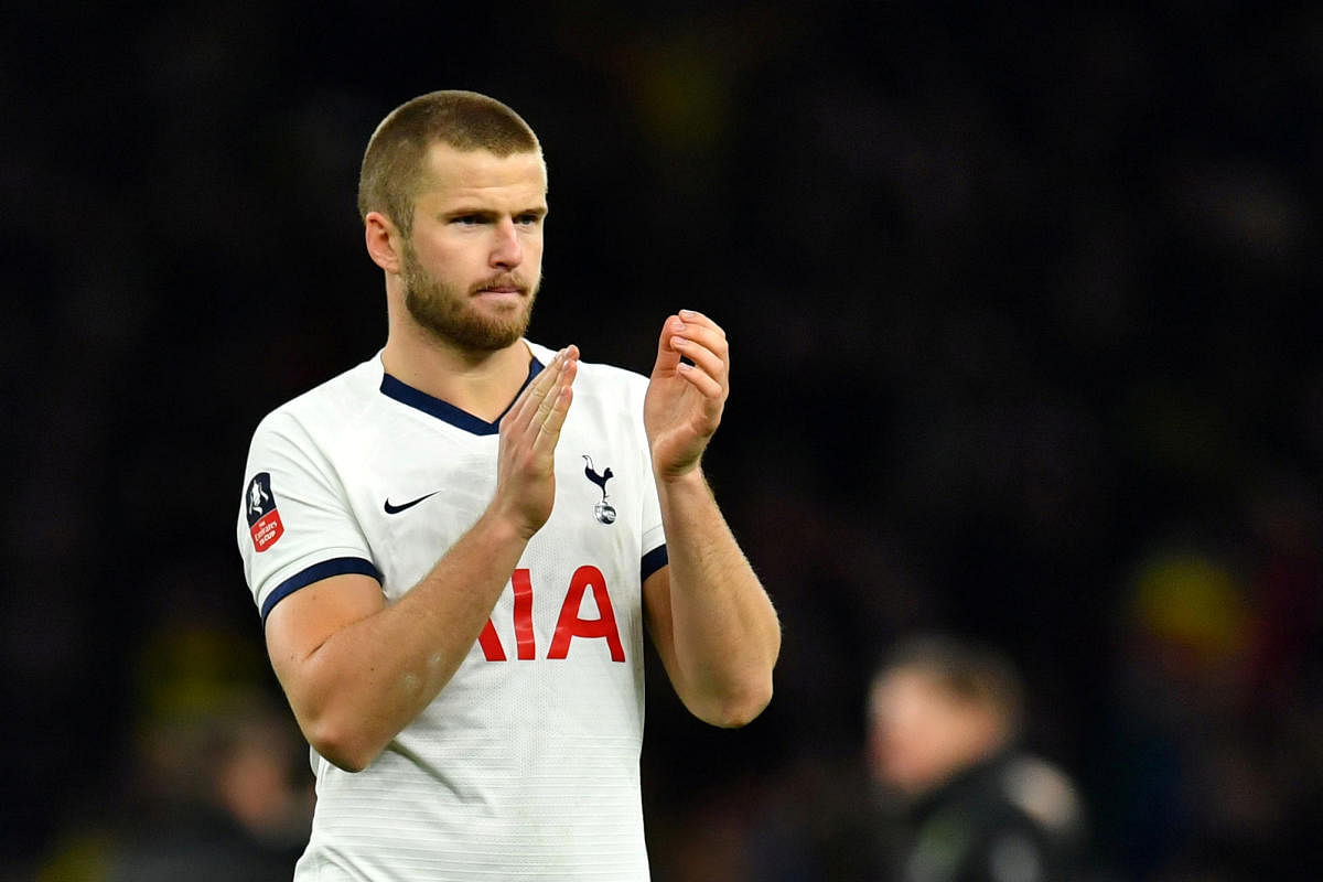 Eric Dier was banned for four games and fined by the FA over a confrontation with a Spurs fan after the London side's defeat on penalties by Norwich City in the FA Cup fifth round in March. Credit: Reuters File Photo