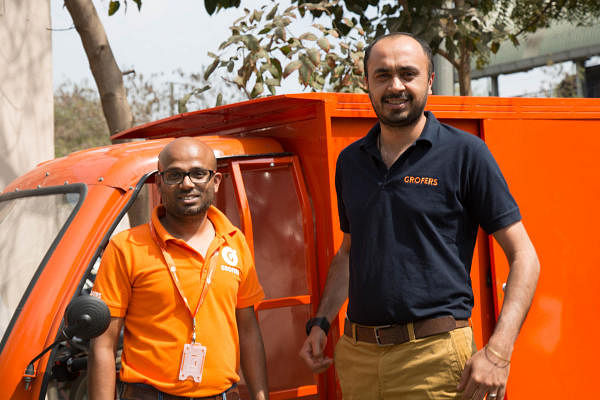 Grofers co-founder and CEO Albinder Dhindsa. Credit: DH Photo