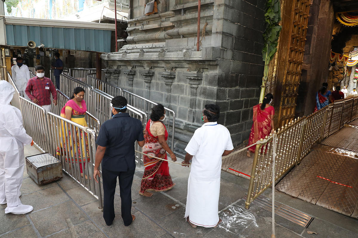 The TTD's stance to keep the temple open has perplexed many. Credit: DH Photo