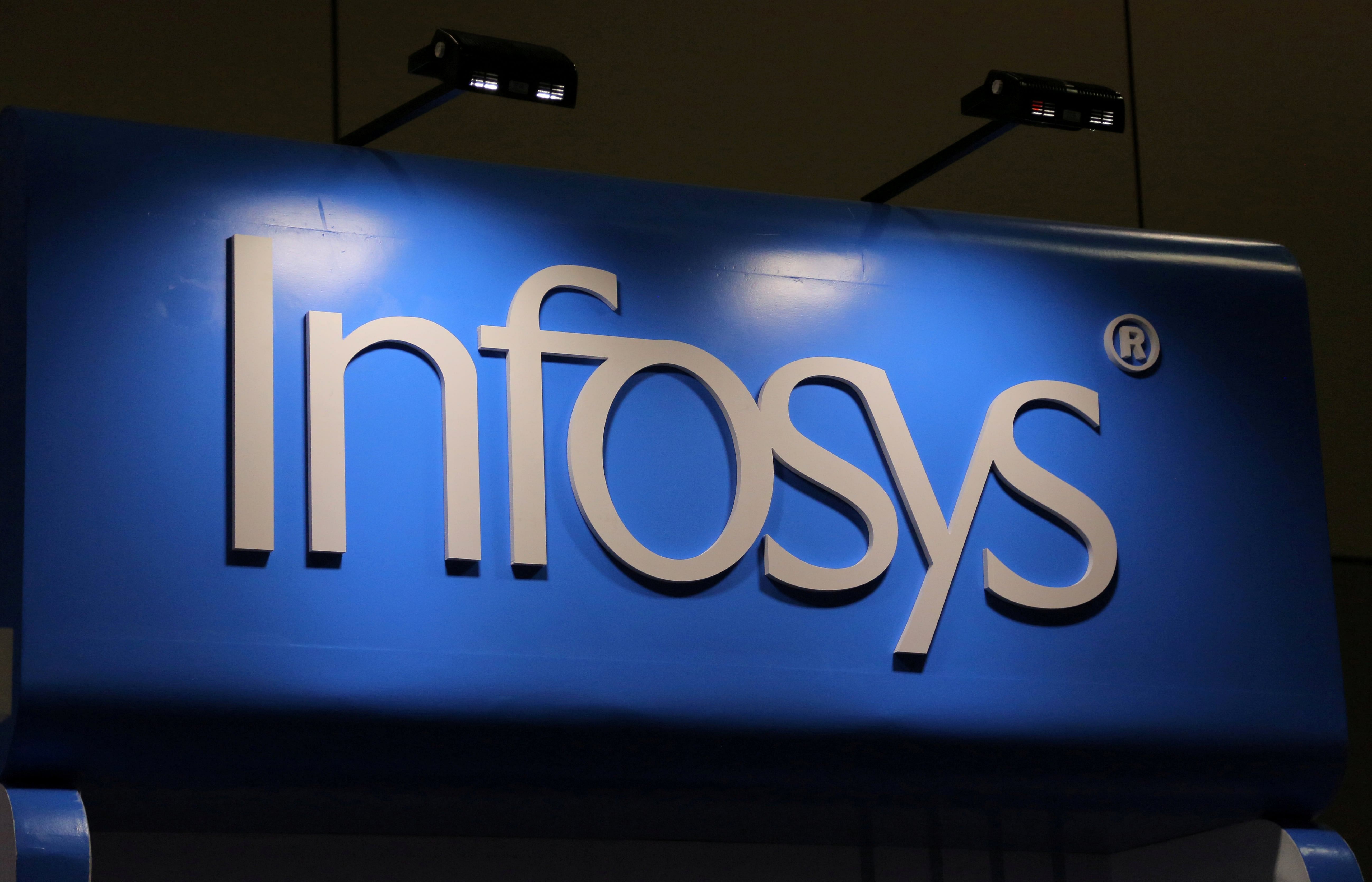 Infosys logo. Credit: Reuters Photo
