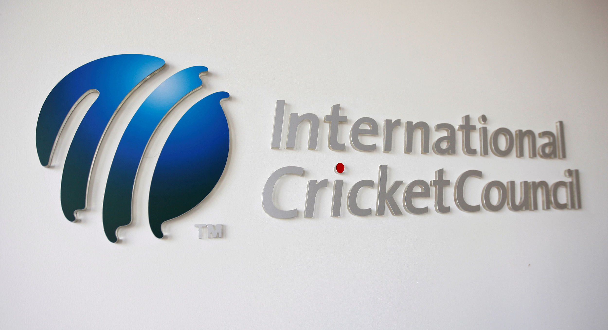 The International Cricket Council (ICC) logo. Credits: Reuters Photo
