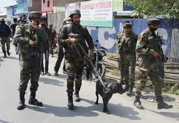 CPRF personnel. Credit: PTI
