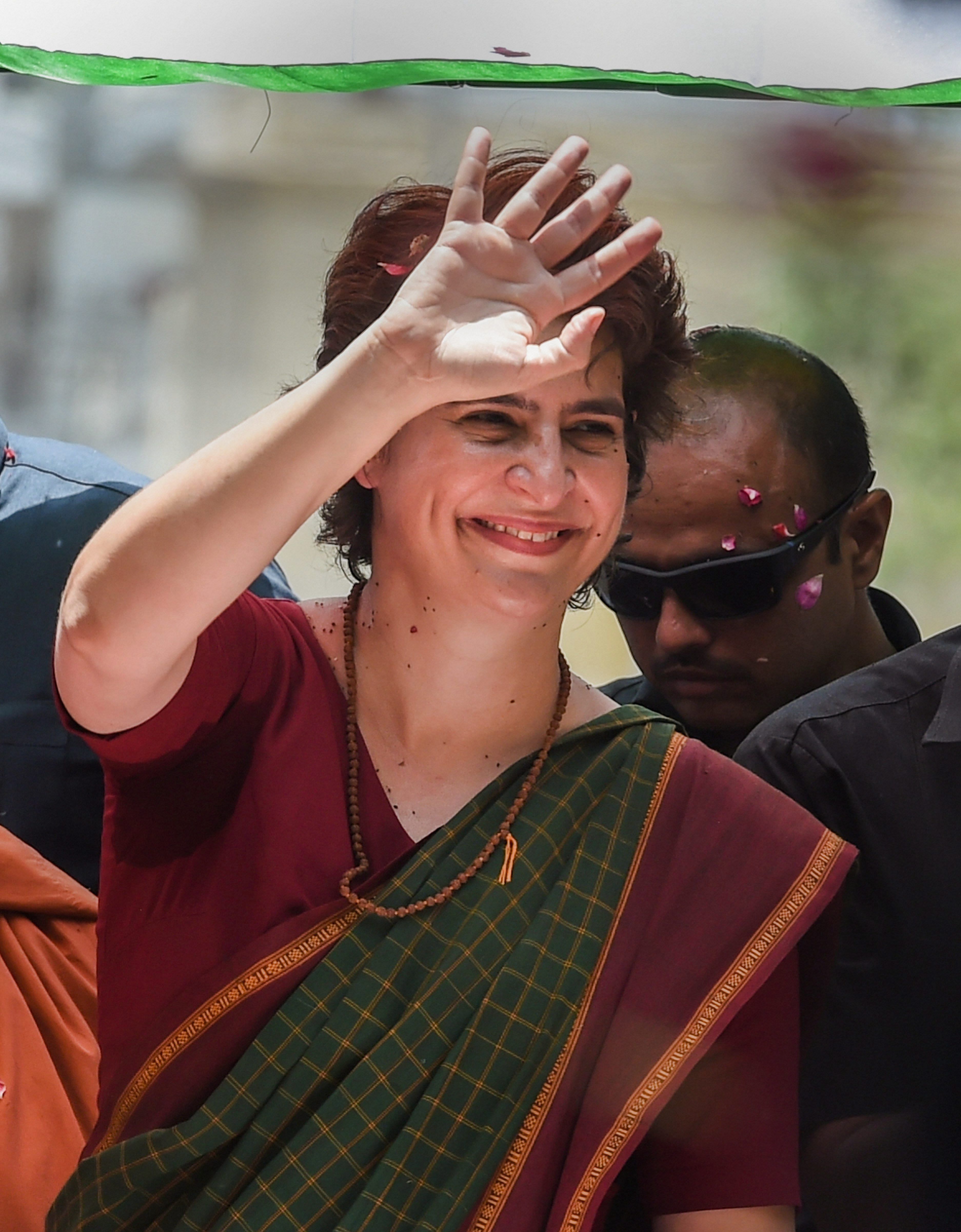 Priyanka Gandhi is in the process of vacating the 35, Lodhi Estate house, after the Ministry of Urban Development issued her a notice on July 1. Credit: PTI File Photo