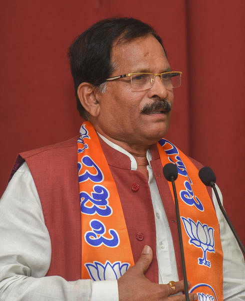 State for Defence Shripad Yesso Naik. Credit: DH Photo