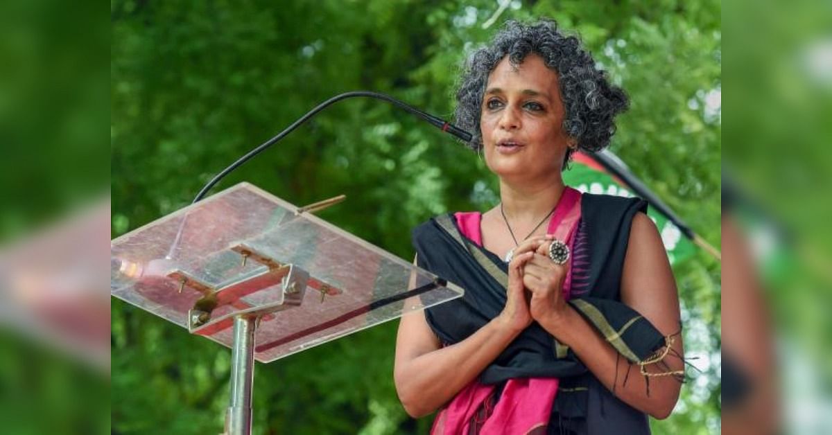Author and activist Arundhati Roy. Credit: PTI