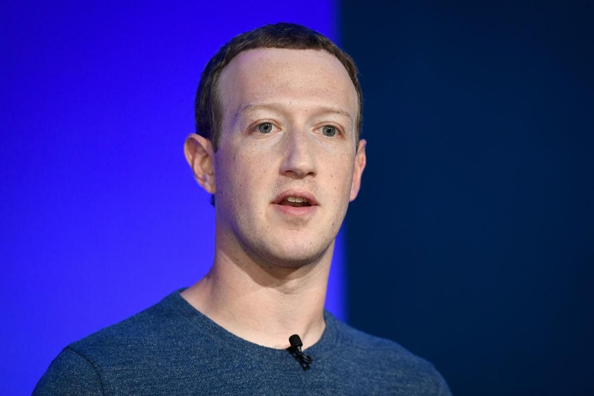 Facebook CEO Mark Zuckerberg. Credit: AFP
