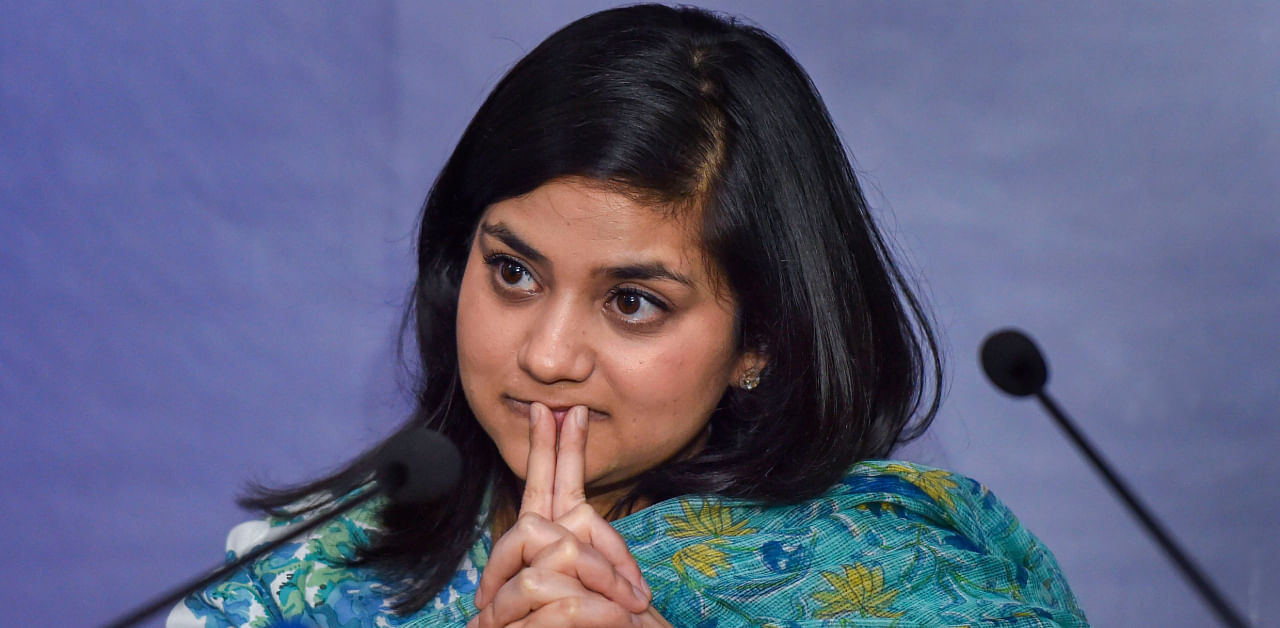 Former chief minister and Peoples Democratic Party (PDP) leader Mehbooba Mufti’s daughter Iltija Mufti. Credit: PTI File Photo