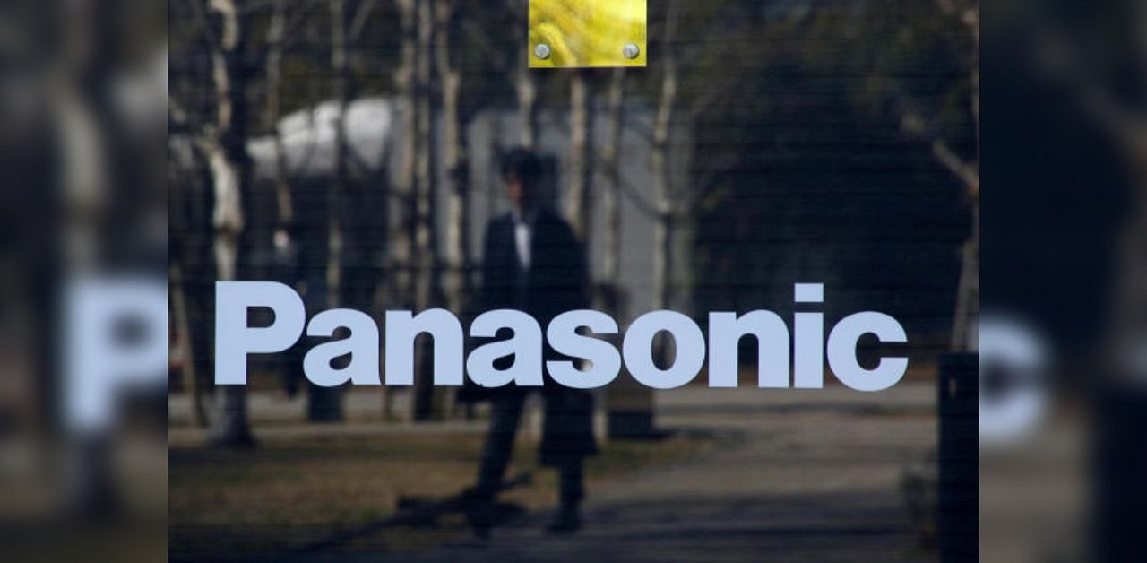 Panasonic Corp's logo at Panasonic Center in Tokyo. Credit: Reuters