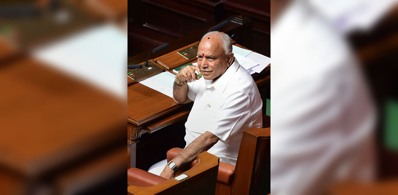 BJP state president Nalin Kumar Kateel reiterated that B S Yediyurappa will continue as chief minister for the remaining three years' tenure. Credit: DH Photo