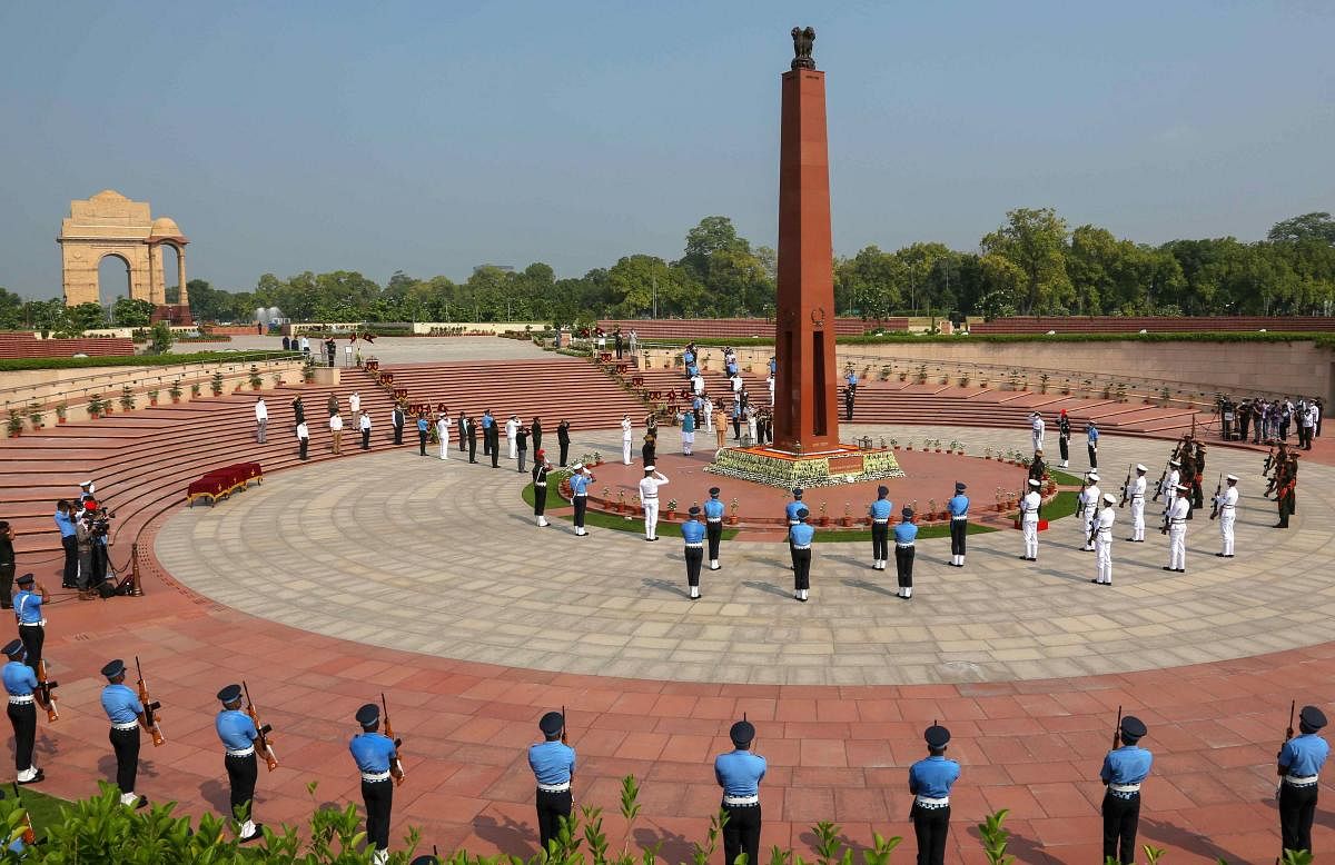  National War Memorial. Credit: PTI Photo