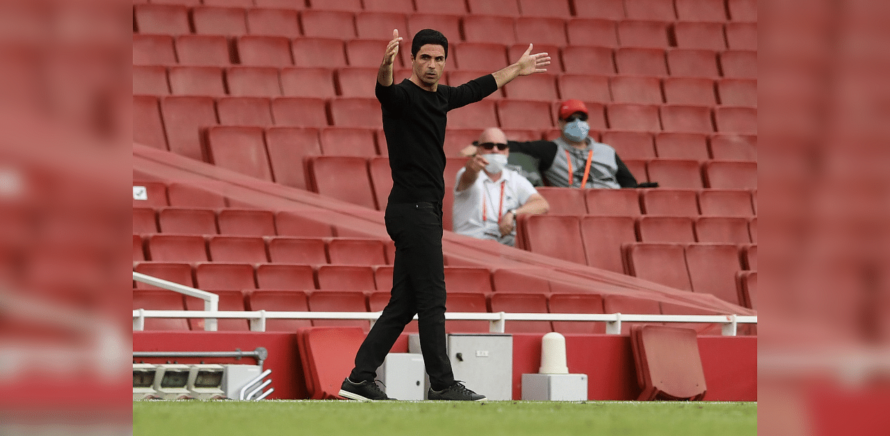 Arsenal manager Mikel Arteta. Credits: Reuters Photo
