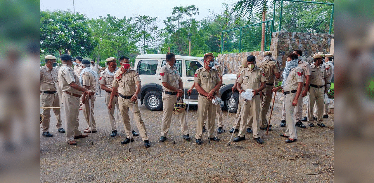 Rajasthan police. Credits: PTI Photo