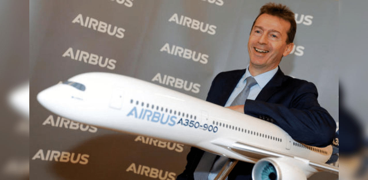 Airbus CEO Guillaume Faury. Credit: Reuters Photo