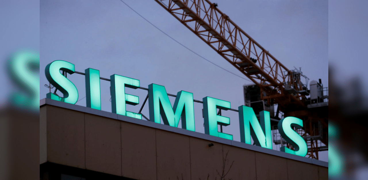 Logo of German industrial group Siemens is seen in Zurich. Credit: Reuters Photo