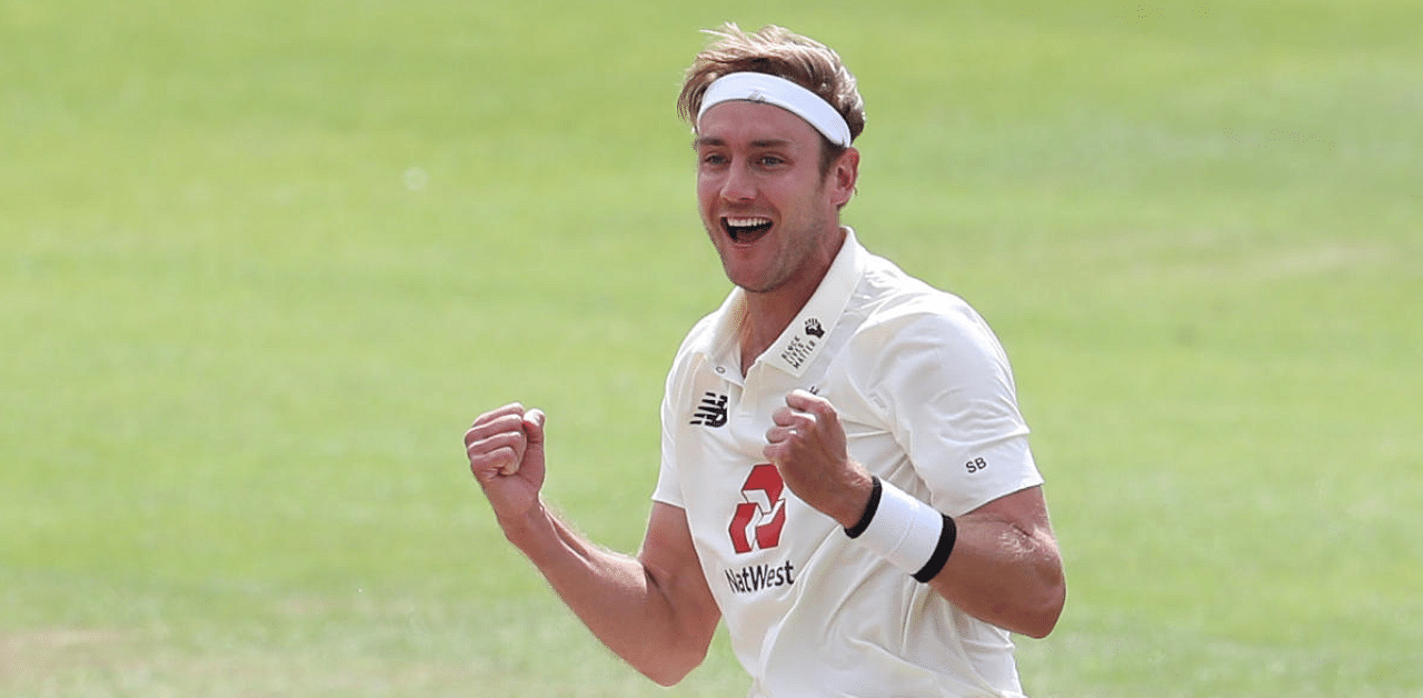England cricketer Stuart Broad. Credit: Reuters Photo