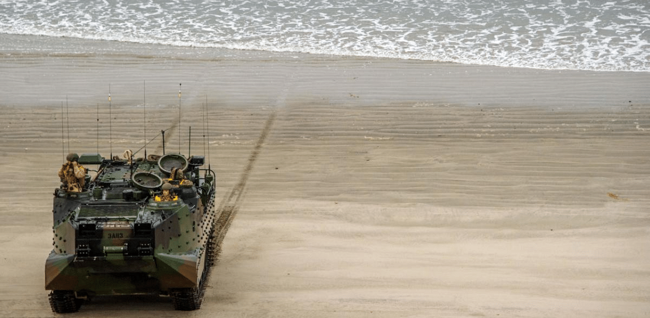 The service members had been missing since their amphibious assault vehicle (AAV) sank during an exercise on Thursday. Seven other Marines were rescued while one was killed, the Marine Corps had said previously. Credit: Reuters File Photo