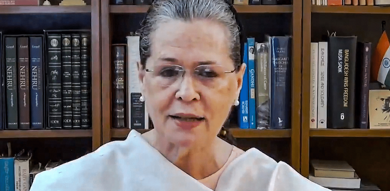 Congress President Sonia Gandhi. Credits: PTI Photo
