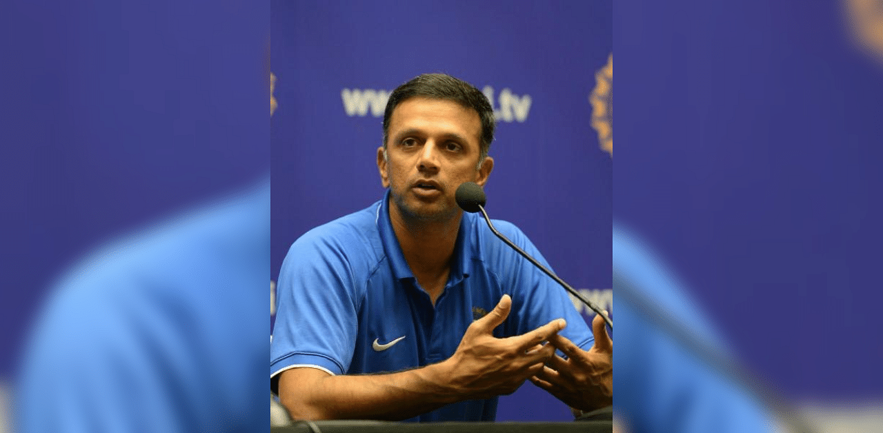 Former captain and National Cricket Academy chief Rahul Dravid. Credit: AFP Photo