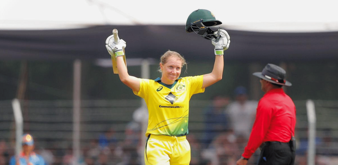 Australia wicketkeeper and batswoman Alyssa Healy. Credit: PTI File Photo